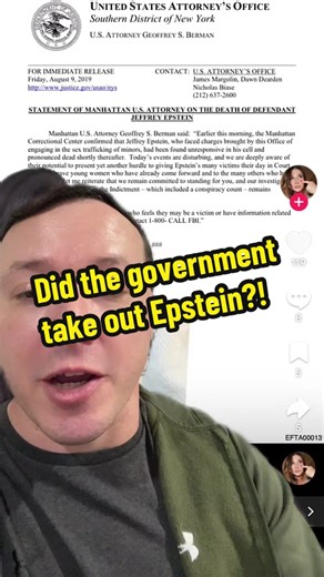 Did the government take out Epstein?! Debunking the document being used to perpetuate this conspiracy theory