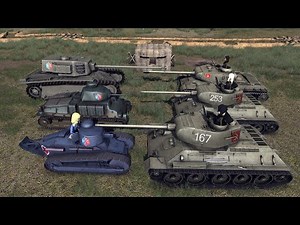 GIRLS UND PANZER MOD Update - New Gameplay Showcase