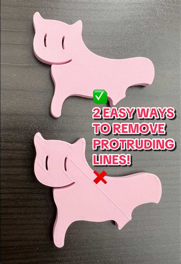 I found that the reason for the protrusion is because of the second layer to last, but I won’t get into that. This reel is to just show you two simple ways to quickly get rid of those lines. Keep in mind, results may vary for everyone, but this is what helped me. Option 1 is to Change Infill Pattern (see reel) Option 2 is to Uncheck “Reduce Infill Retraction” (see reel) Hope this helps! 🤗 3D printer: Bambu P1S (If interested, see bio for my shopping links.) #3dprintingtips #3dprintingprotruding