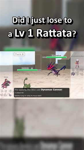 Did I just lose to a Lv 1 Rattata? 💀 #pokemon #pokemonshowdown #temp6t
