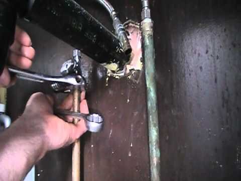 How to install a shut off under a sink....Ball valve style Plumbing Tips