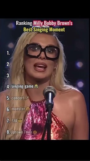 Millie Bobby Browns Best singing moments 🔥🔥#milliebobbybrownedits