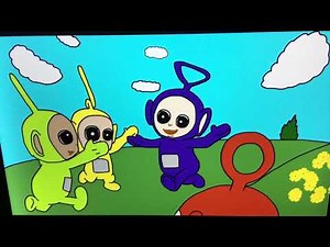 Teletubbies tv event in drawing