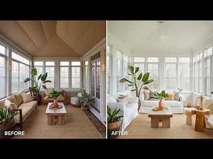 DIY Extreme Sunroom Makeover | Transform Your Sunroom into a Stunning Sanctuary!