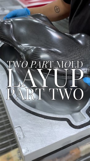 4.6K views · 507 reactions | Full layup using a two part mold ✌️ #carbonfiber #carbon #composites #customfabrication #fiberglass #compositematerials #hypercars #carbonfiberparts #madeinseattle #americanmade #engineeringstudent | Common Fibers | Facebook