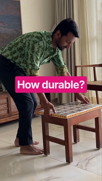 Table tiled DIY: kitni durable rahegi?