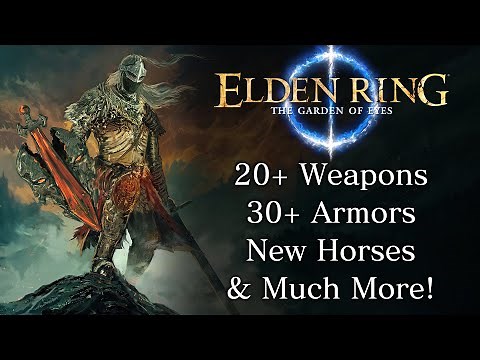 The ULTIMATE Elden Ring DLC is here! (The Garden of Eyes Mod All Weapons Showcase)