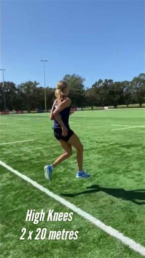 High Knee Runs | Sprint Mechanics & Speed Drill