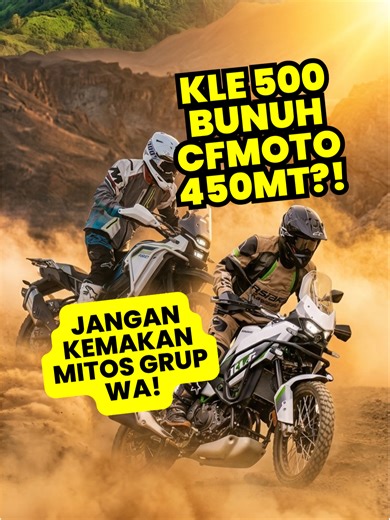 🚨 STOP DEBAT KUSIR DI GRUP WA! 🚨 KLE 500 MATIIN PASAR 450MT?! 😱 Rilisnya Kawasaki KLE 500 2026 di angka Rp 149,9 Juta emang sukses bikin geger jagat adventure. Apalagi setelah tahu KMI ngasih kejutan sok depan Upside Down (USD) 43mm! Langsung deh banyak narasi liar yang bilang ini bakal jadi