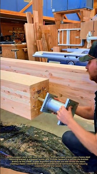 Heavy-Duty Beam Support Installed Fast With One Smart Mounting Trick