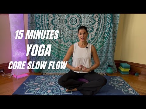15 Minute Core Yoga Flow - Engage your Abs!