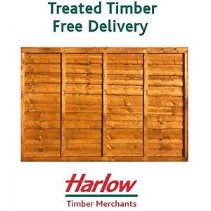 Fence Panels Garden Lap 6x3 6x4 6x5 6x6 Heavy Duty Brown Waney Feather Edge New  | eBay UK