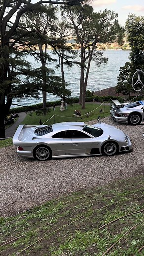 Mercedes-Benz CLK GTR 🩶 #mercedesbenz #clk #gtr #lakecomo