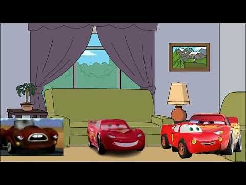 MAD Lightning Mcqueen Robot Chicken Lightning Mcqueen And Sparky Gets Grounded For Nothing
