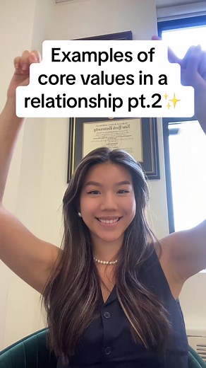 Core values are beliefs we develop that guide our thoughts and actions. They help us make decisions, solve problems and build relationships. Identifying your core values could help you find job, companies, friends, and partners that align with your ideals. It could also help you recognize when there is a misalignment of core values, which in this case, inform your decisions, such as speaking up for yourself, setting boundaries, negotiating, or leaving entirely. 1. Respect: a positive feeling of 