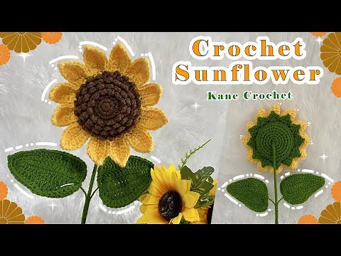 Easy Crochet Sunflower Pattern 🌻 Cute Crochet Flower for Beginners 🌻