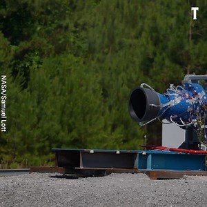 130K views · 1.3K reactions | NASA fires up the subscale moon rocket motor | Space and Technology | Facebook