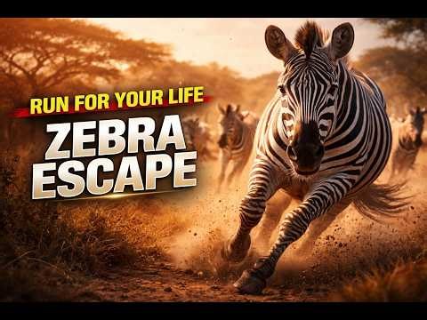 Zebra POV: A Day of Survival on the African Savanna | Epic Wildlife Documentary 4K