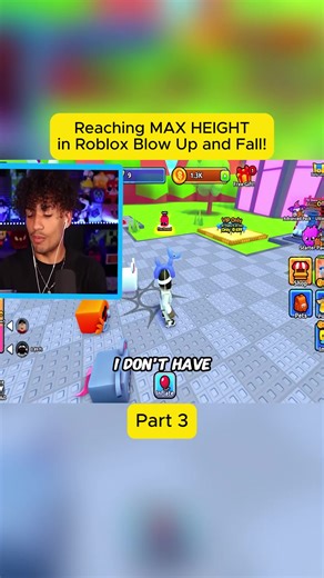 Reaching MAX HEIGHT in Roblox Blow Up and Fall! Part 3 #foltyn #roblox #fyp #foryoupage #trending
