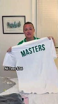 Masters Merch Haul 2026 with pricing 💚