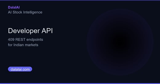 Indian Stock Market API — AI Signals & Data for Developers