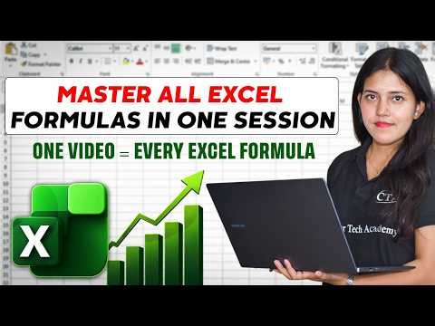 Excel Formula Master Class | All MS Excel Formula in One Shot | Computer Tech Academy