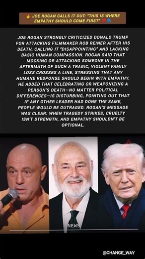 🔥 JOE ROGAN CALLS IT OUT: “THIS IS WHERE EMPATHY SHOULD COME FIRST” 💔🗣️