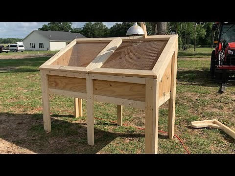Building a large brooder for baby chicks