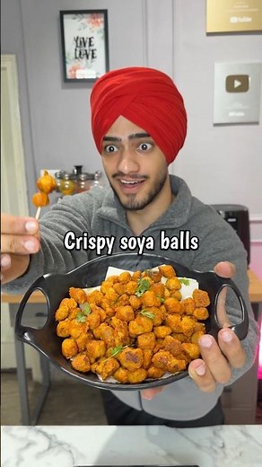 Crispy soya balls ki recipe at home 😱 | street food #shorts #shortsfeed
