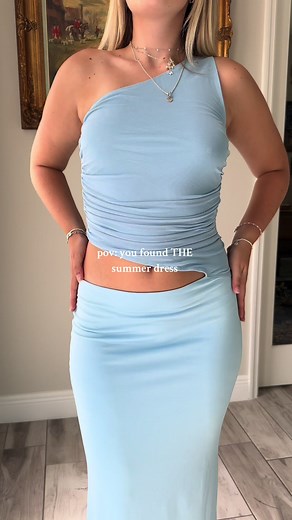 IM OBSESSED😍 Seranella One Shoulder Maxi Dress from @PEPPERMAYO #peppermayo #smallcontentcreator #smallcreator #microinfluencer #australianfashion #peppermayodress #peppermayohaul #summerdress #thedress #cutoutdress