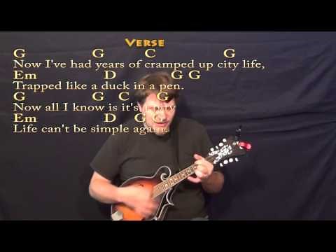 Rocky Top (OSBOURNE BROTHERS) Mandolin Cover Lesson with Lyrics/Chords