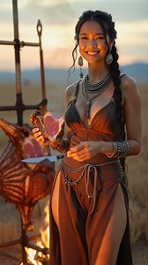 Mongolian tribal woman and the power of traditional healthy eating | Asian Women Natural Beauty