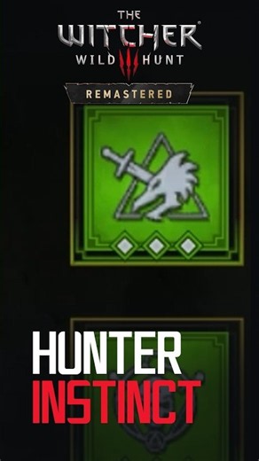 Hunter Instinct and the right oil | The Witcher 3 Remastered