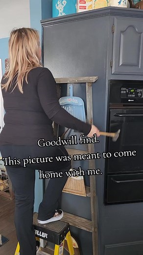 #HomegrownHomestead #goodwillfinds #goodwill #thrifting #thrifter This simple video is blowing up on tiktok. I've had so many people tell me they remember there mom had this picture in there kitchen there entire childhood. Or they remember this picture back in 1985 or the 90s. I may have given people a little flash back to there childhood or there younger days. 🥰 | Homegrown Homestead