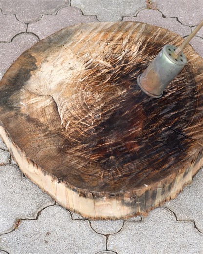 Woodworking Log Coffee Table | DIY & Crafts