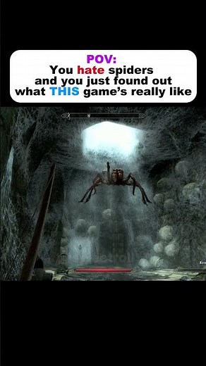 When Skyrim’s spider is the real Predator