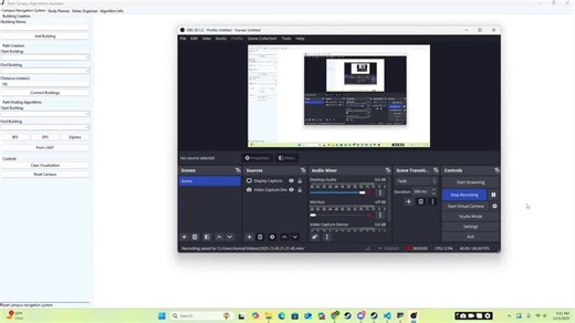 #csuf #algorithms #bfs #dfs #mst #dijkstra #dynamicprogramming #graphtraversal #searchalgorithms #computerscience #python #tkinter | Sarah Agnihotri