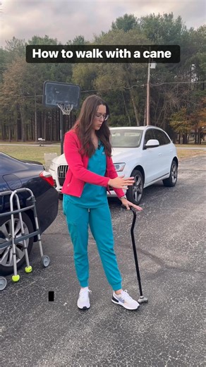 How to walk with your cane. Link for cane https://amzn.to/4k2InvV Equipment Store paid link!**** www.vipseniorcarespecialists.com/equipment Just had a recent surgery? New onset of pain? Or had a decline in mobility and balance? Still struggling? Reach out today to see how we can help. 567-454-1046 or www.vipseniorcarespecialists.com Disclaimer: this is not medical advice. Consult your doctor if you are having pain or mobility limitations. #caregiver #caregivers #caregiversupport #caregivertips #