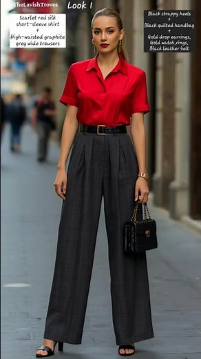 Elegant Trouser/Pant Outfit Ideas | Business Casual Attire For Women ❤️ #BusinessCasual #Fashion