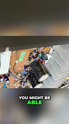 Audiophile Amplifier Repair: ELNA Capacitors & Dust Removal #shorts