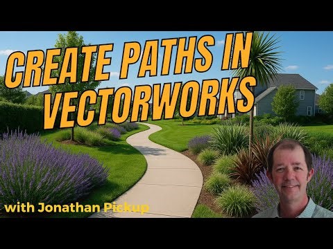 Creating Paths in Vectorworks 2025