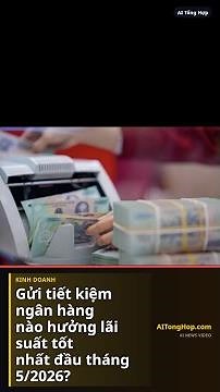 Gửi tiết kiệm ngân hàng nào hưởng lãi suất tốt nhất đầu tháng 5/2026?