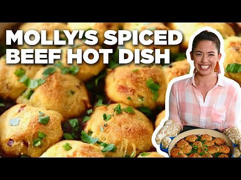 Molly Yeh's Spiced Beef Hot Dish with Bacon Jalapeño Cornbread | Girl Meets Farm | Food Network