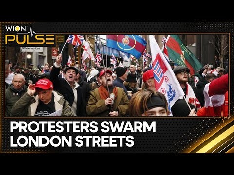 Anti-Immigration Protesters, Anti-Racism Protesters, Police Clash | WION PULSE