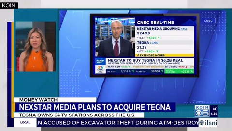Nexstar Media Group to acquire TEGNA, boosting TV station lineup