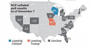 Infographic: 14 swing states to watch in US elections