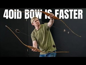 DIY BOW BUILD - Lower Poundage = Faster Bow 😮