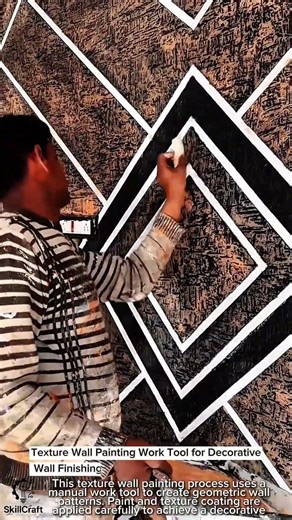 Texture Wall Painting Work Tool for Decorative Wall Finishing #worktool