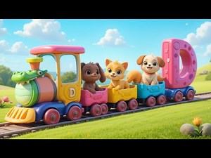 ABC Train with Animals | Learn the Alphabet A to Z with Fun Animal Train | ABC Song for Kids