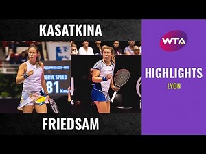 Daria Kasatkina vs. Anna-Lena Friedsam | 2020 Lyon Semifinal | WTA Highlights